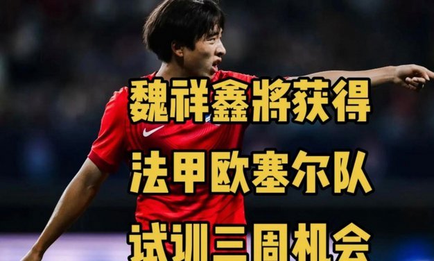官方：U19国脚魏祥鑫正式加盟法甲欧塞尔 签约5年身披49号